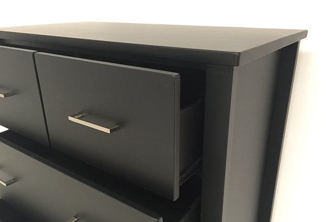 Tina Black Tallboy 5 Drawer