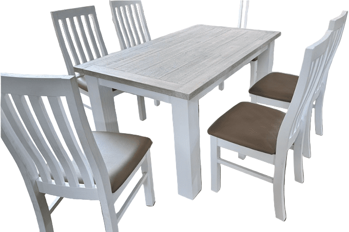 Ashland 1.8m Table + 6 Seat Dining Suite