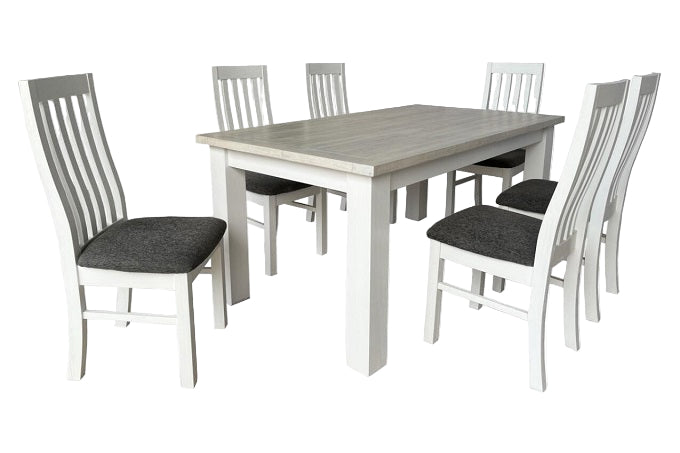Ashland Dining Table Two Tone