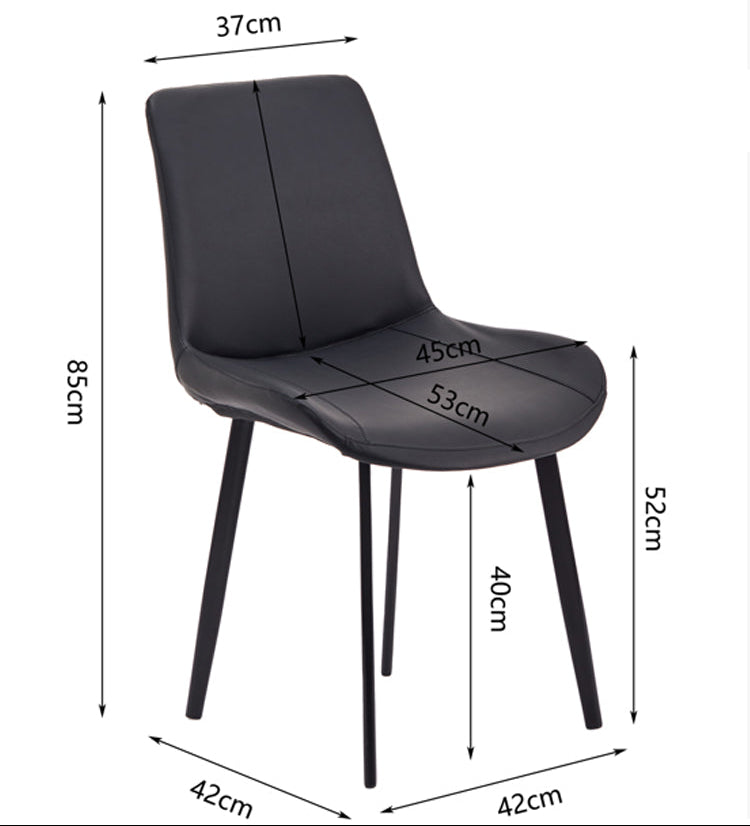 Sarsha Dining Chair Black