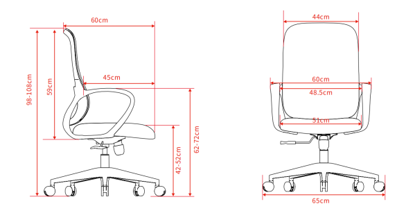 Anchor Black Office Chair