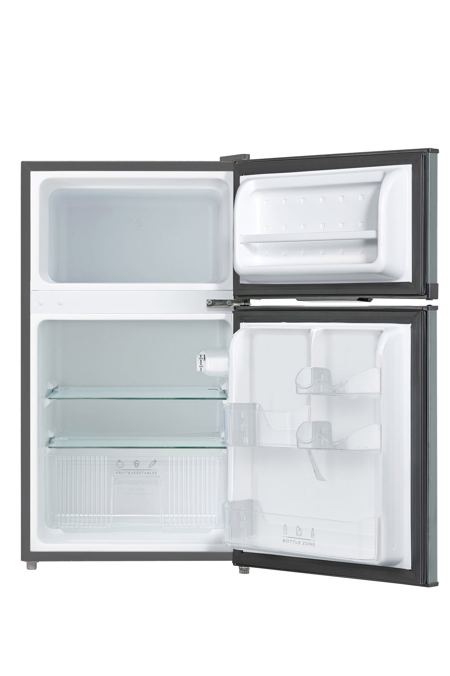 Midea 87L Bar Fridge and Freezer - Stainless Steel