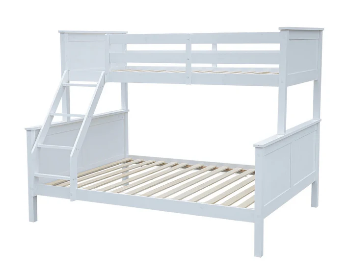 Mlily White Bunk only Single + Double