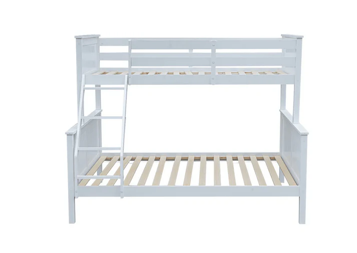 Mlily White Bunk only Single + Double