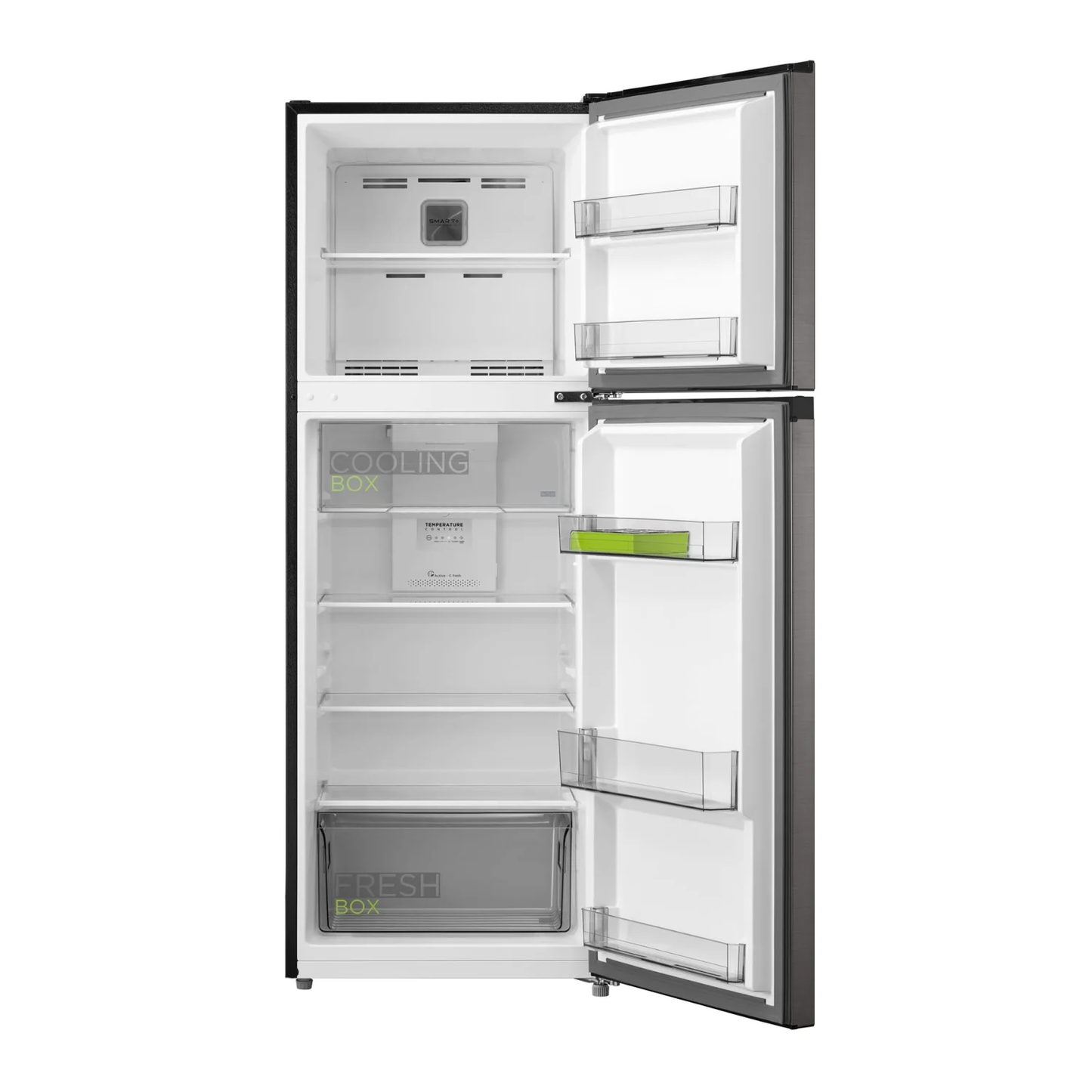 MIDEA MEET 236L Top Mount Fridge Freezer -Jazz Black