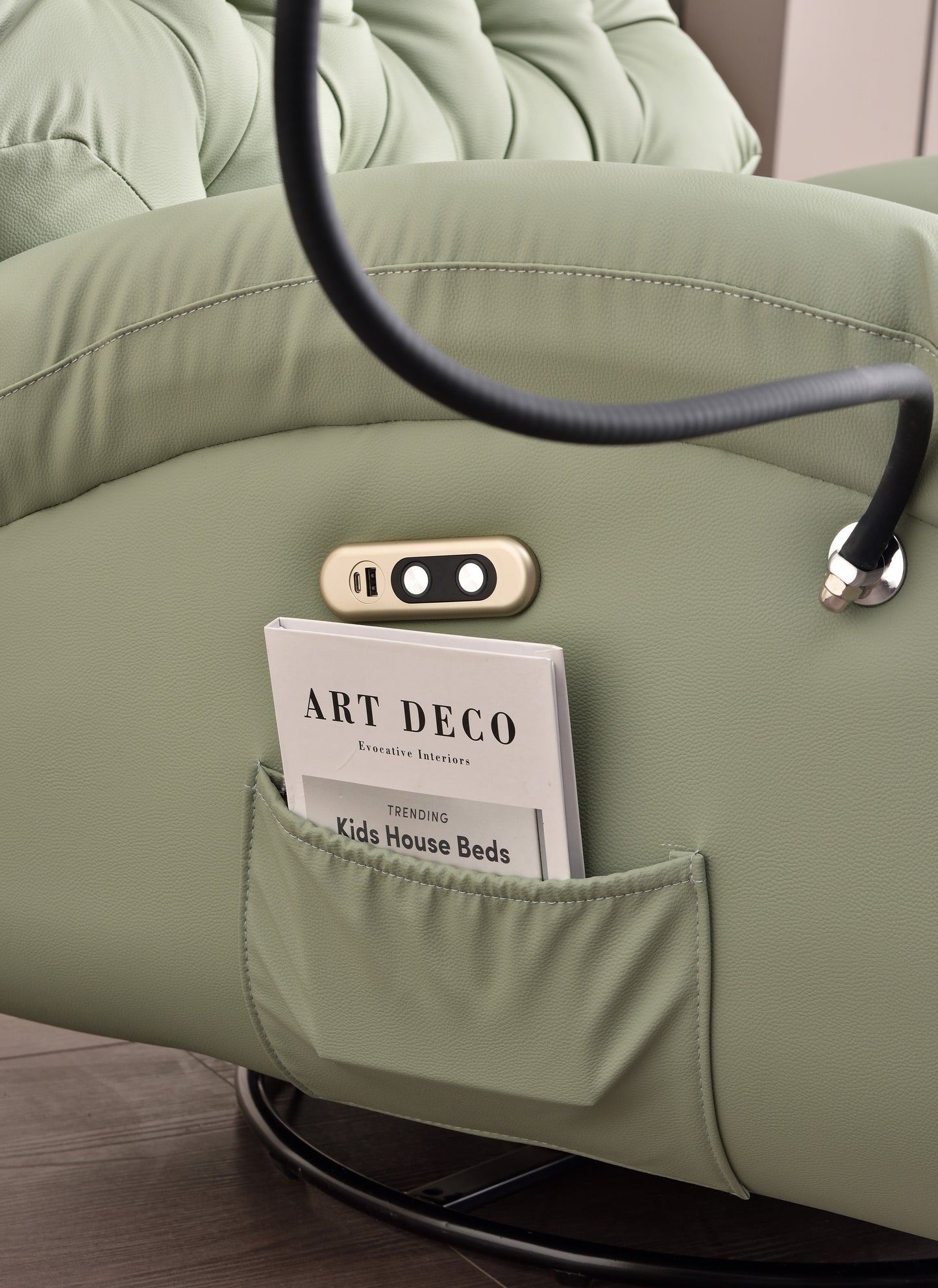 Sterling Swivel Electrical Recliner Green