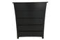 Paiden 5 Drawer Tallboy Black