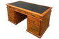 Felton Office Desk Leather Top