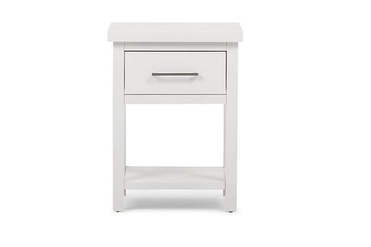Master Bedside 1 Drawer White