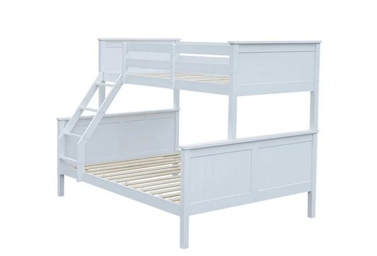 Mlily White Bunk only Single + Double
