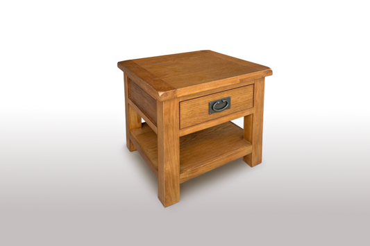Richmond OAK Lamp Table with Drawer