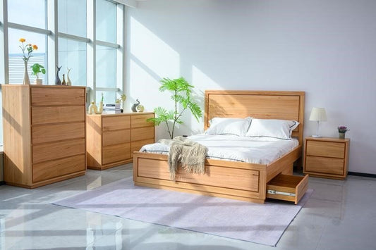 Dalla Queen Bedframe with Drawers