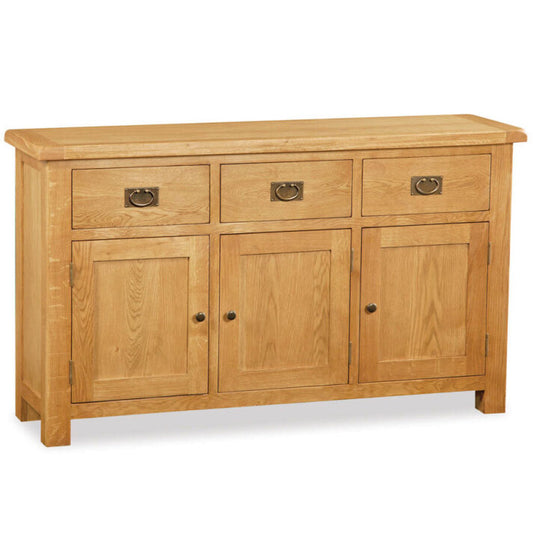 Richmond OAK Buffet Table 3 Door 3 Drw