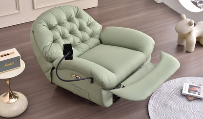 Sterling Swivel Electrical Recliner Green