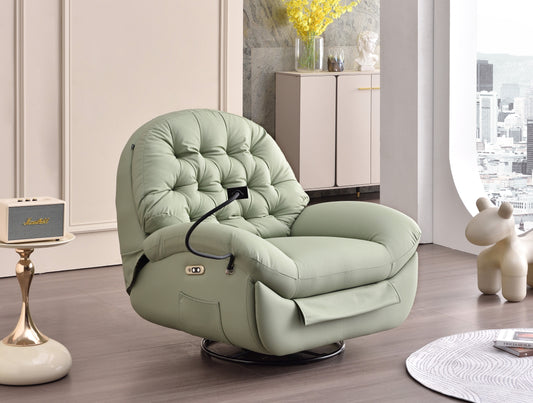 Sterling Swivel Electrical Recliner Green