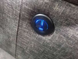 Baileys Power Fabric Recliner USB