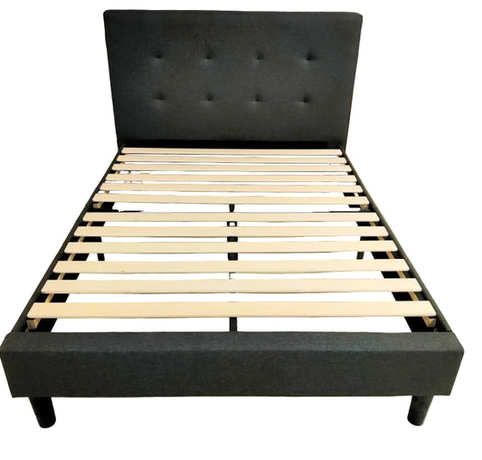 Shirley Fabric Bedframe with Headboard
