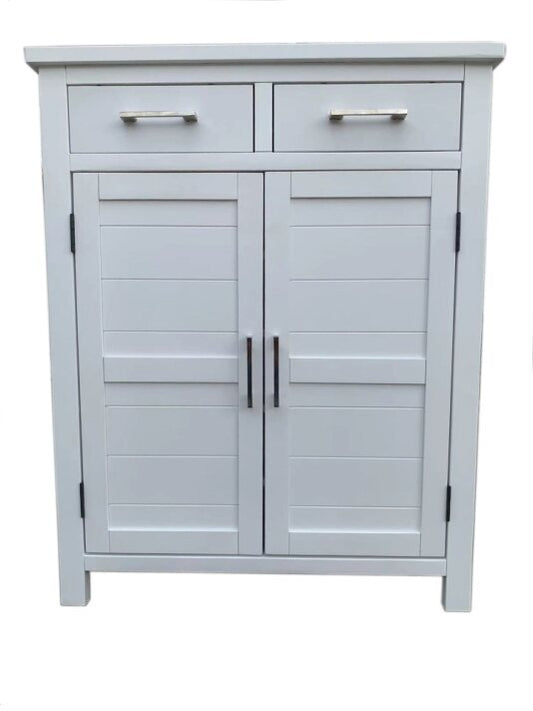 Tina White Shoe Cabinet