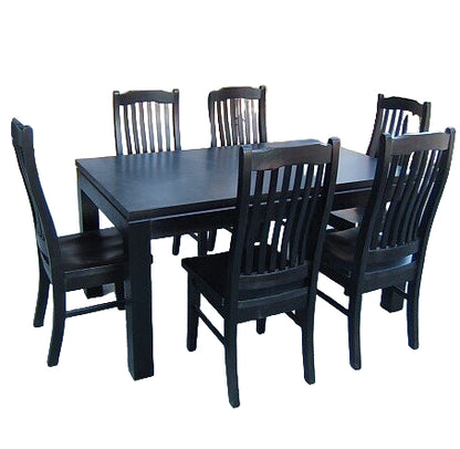Krafton Black Wooden Dining Table
